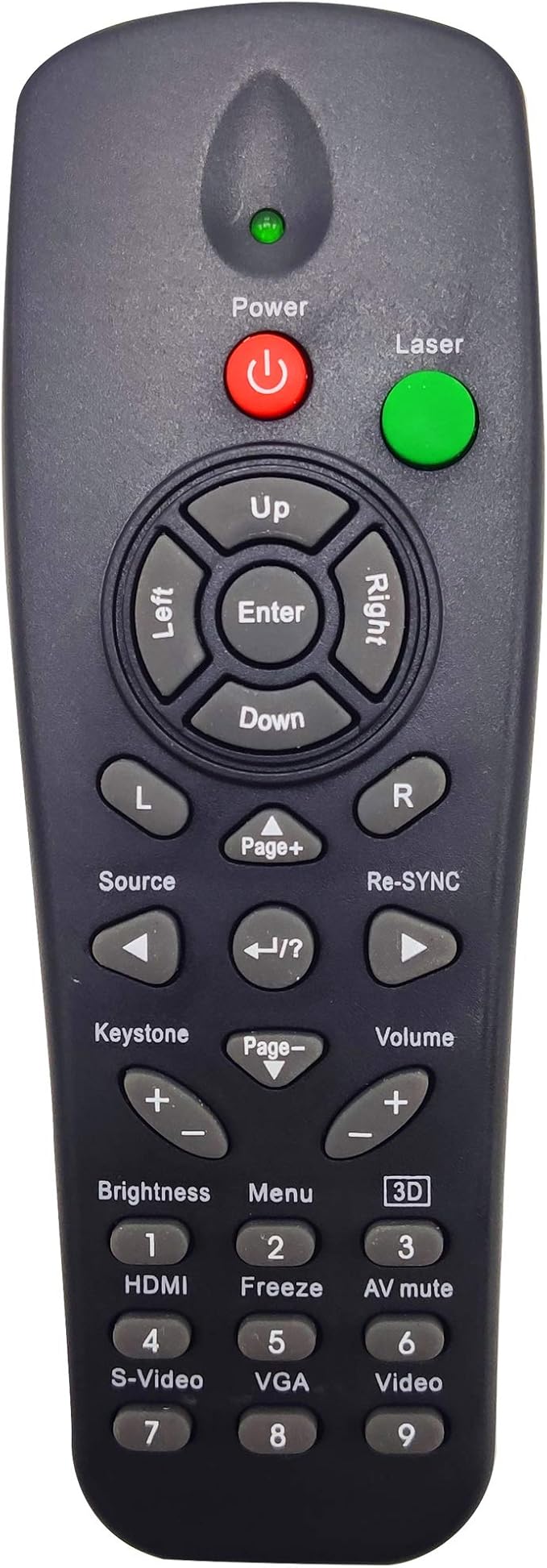 INTECHING BR-5030L Projector Remote Control by INTECHING