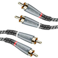 BlueRigger RCA Cable, 10FT- Compatible by BlueRigger
