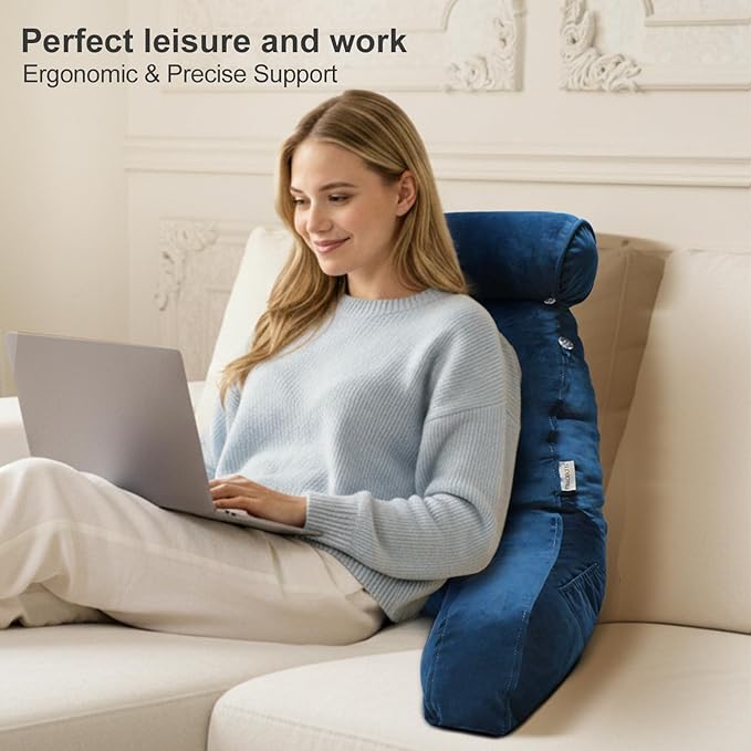 mittaGonG Reading Pillow for Sitting in Bed Adult - Image 2