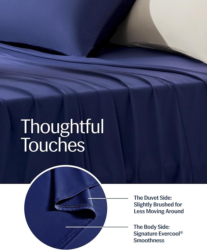REST® Evercool®+ Top Sheet, Full/Queen Size, Midnight Blue - Image 6
