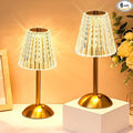 Liliful 6 Pcs Cordless Table Lamp Rechargeable Touch LED Small Gold Portable by Liliful