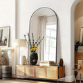 GLASHOM Arched Bathroom Mirror, Wall Mounted Mirror, Vanity Wall Mirror Metal by GLASHOM