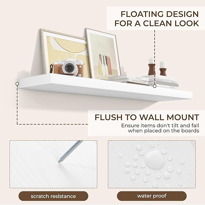 RICHFOCUS 48Inch Floating Shelves - Image 5