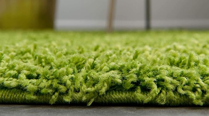 Unique Loom Solid Shag Collection Area Rug - Image 4