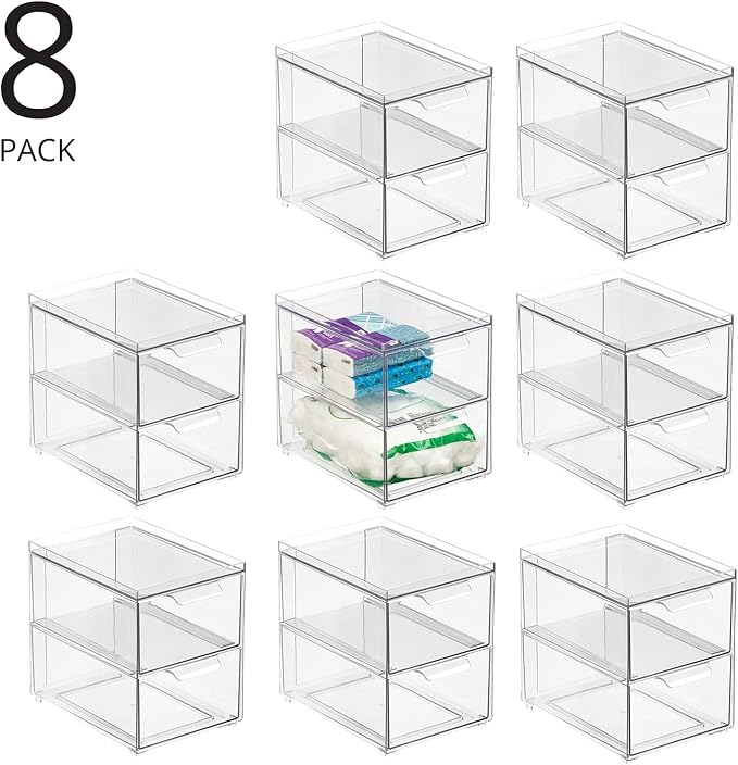 mDesign Stackable Storage Containers Box - Image 4