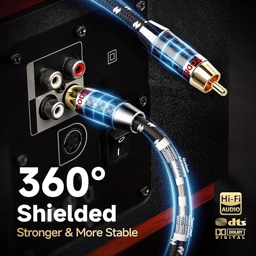 TODN Digital Coaxial Audio Cable 75-Ohm - Image 5