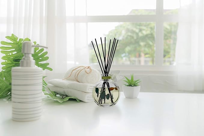 LOVSPA Reed Diffuser Set, Unwind Eucalyptus & Mint Scented Oil Diffuser - Image 5