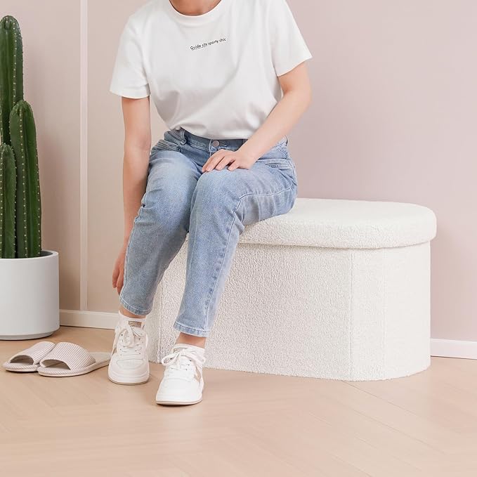 B FSOBEIIALEO Ottoman with Storage - Image 6