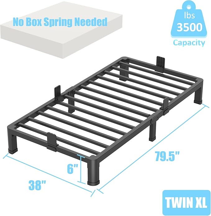 FUIOBYVV 6 Inch Twin XL Bed Frame - Image 3