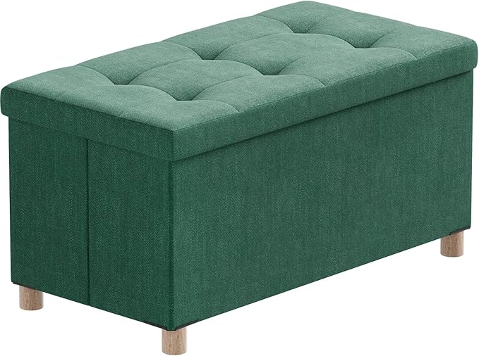 BRIAN & DANY 30 Inches Folding Storage Ottoman Bench, Ottoman by BRIANDANY