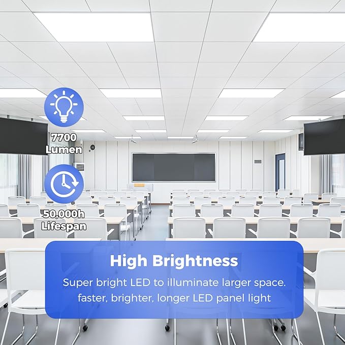 AIKVSXER 20 Pack 2x4 LED Flat Panel Light - Image 4