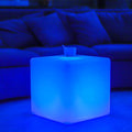 LOFTEK 20-inch LED Lighted Cube Table, Large Cube Chair Light, 16 RGB Colors by LOFTEK
