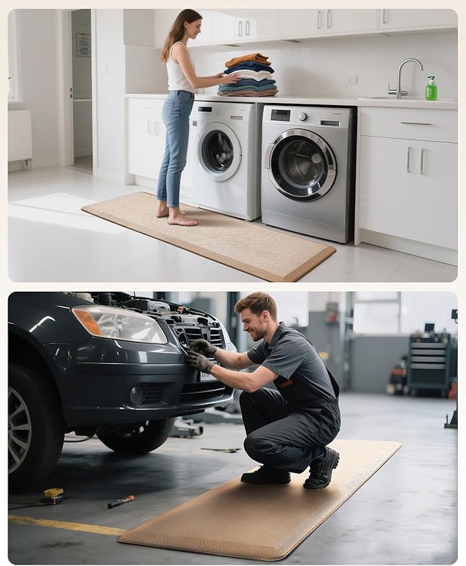 Ophanie Kitchen Mats for Floor, 3/4 Inch Thick Kitchen Rugs, Waterproof - Image 8