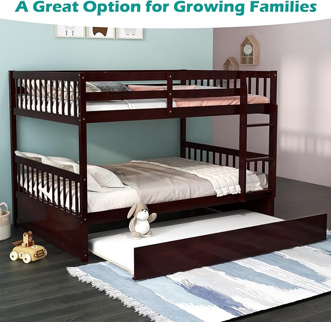 Giantex Full Over Full Bunk Bed - Image 3