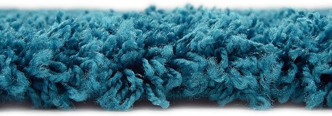 Unique Loom Solid Shag Collection Area Rug - Image 9