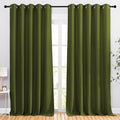 NICETOWN Room Darkening 118 inch Long Curtains, Grommet Thermal Drapes Weighted by NICETOWN