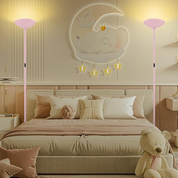 Stepless Dimmable Floor Lamp, 30W 3000LM Super Bright LED Torchiere Floor Lamps - Image 7