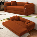 Convertible Sleeper Sofa Bed, Corduroy Pull Out Couch by GJQFurniture