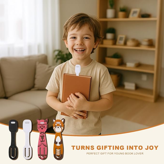 Rechargeable Book Light for Kids at Night – Portable Clip-On LED Light - Image 6