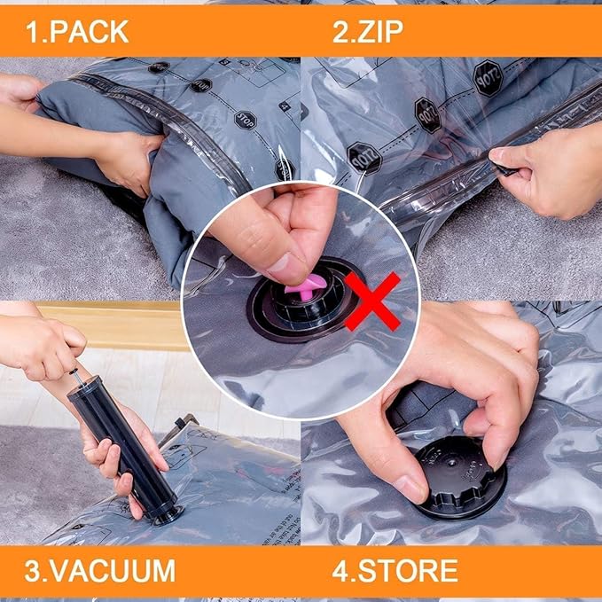 28 Pack Vacuum Storage Bags - Image 3