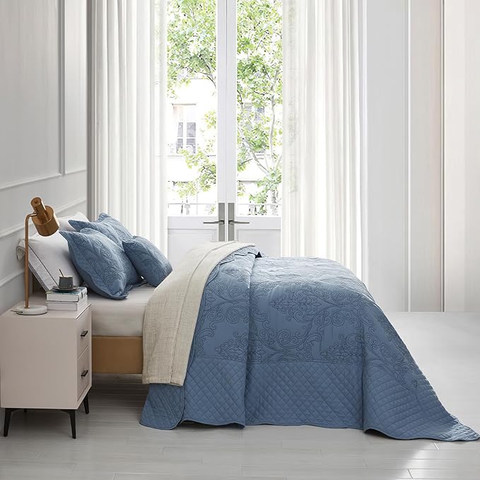 CHIXIN Oversized Bedspread Coverlet Set King Size - Image 3