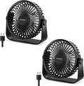TriPole USB Desk Fan Portable Mini Fan Powerful 3 Speeds Wind Personal Desktop by TriPole