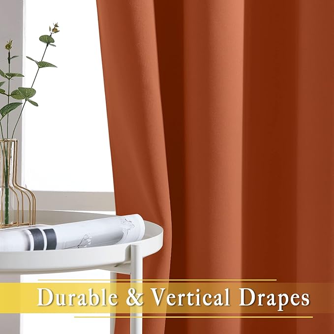 NICETOWN Blackout Curtains for Sliding Glass Door Room Divider Noise Reduce - Image 6