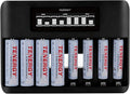 Tenergy TN480U 8-Bay LCD Display Fast Charger by Tenergy