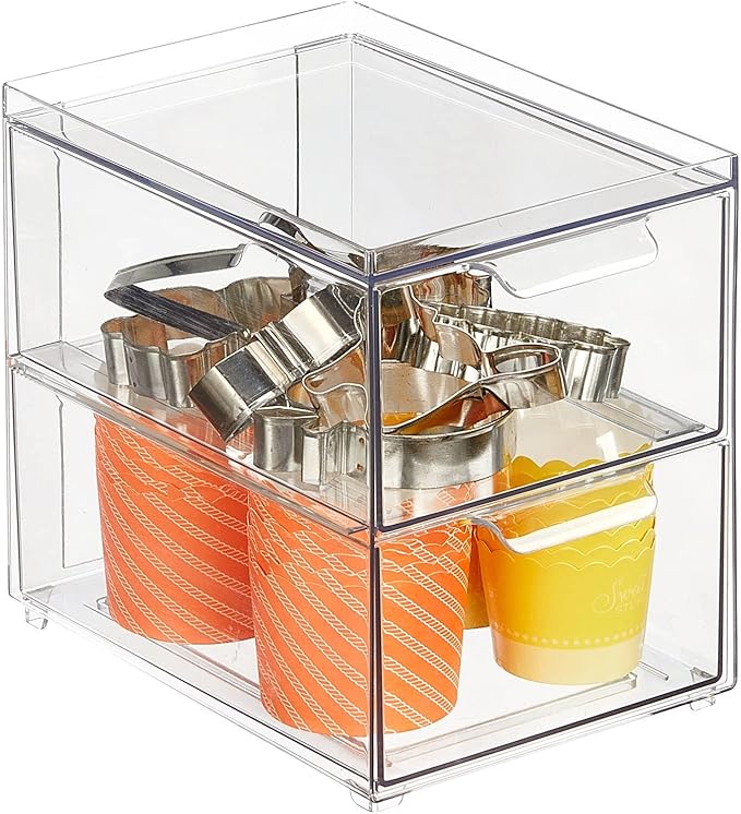 mDesign Stackable Storage Containers Box by mDesign