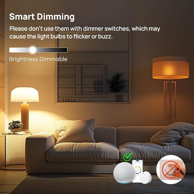 Linkind Matter Smart Light Bulb, Smart Bulbs Work - Image 7