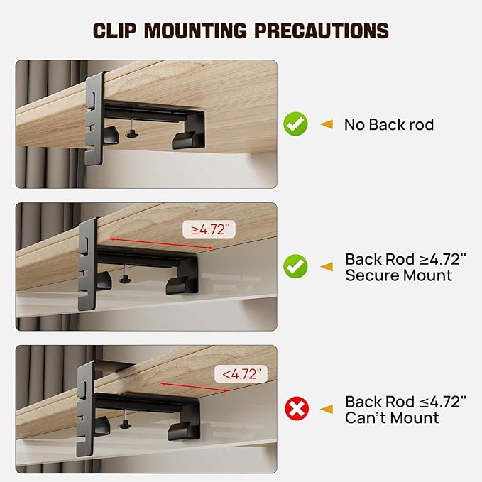 No Drill Under Desk Cable Management Tray, Nonkky Cable Management Under Desk - Image 5