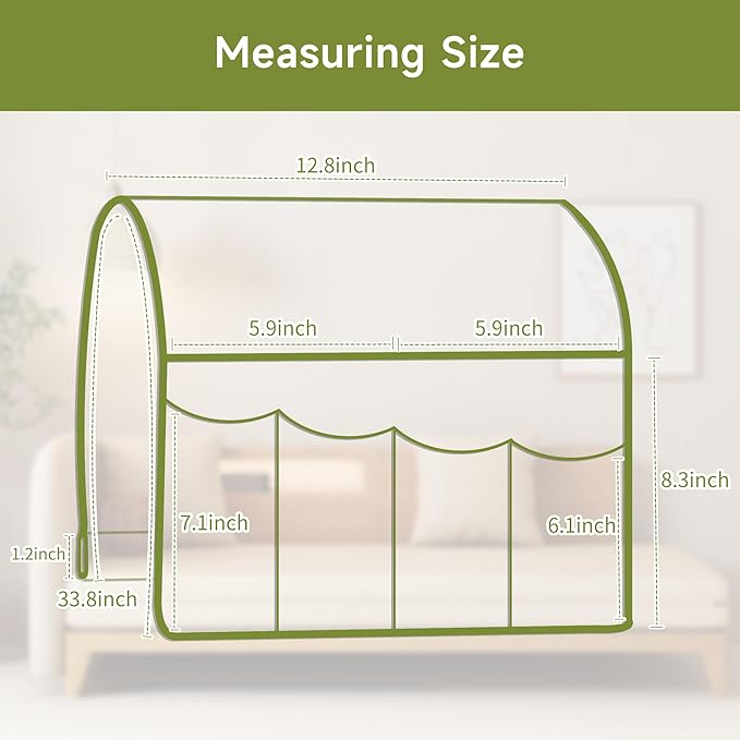MEHIDFY Sofa Armrest Caddy, Waterproof Bedside Storage Organizer, Non Slip - Image 3