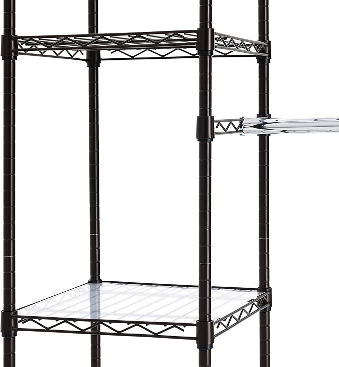 Amazon Basics Expandable Metal Hanging Closet Organizer and Storage Rack - Image 4