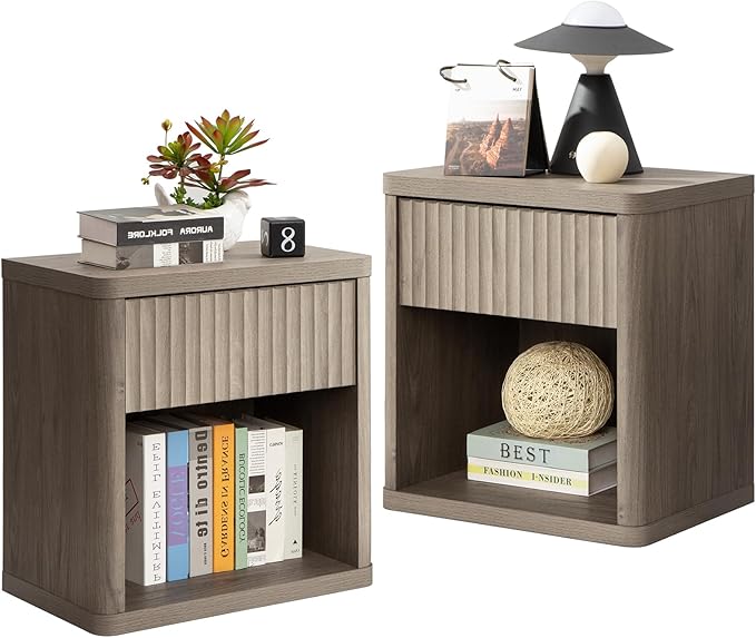 SICOTAS Night Stand Set of 2 Nightstands by SICOTAS