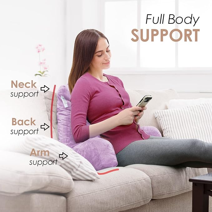 Nestl Reading Pillow with Shredded Memory Foam, Designed - Image 3