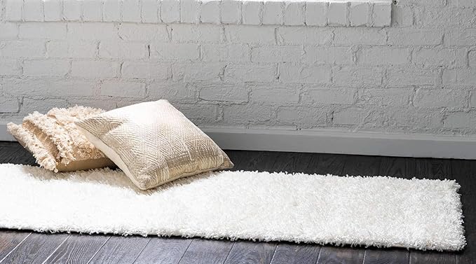 Unique Loom Solid Shag Collection Area Rug - Image 4