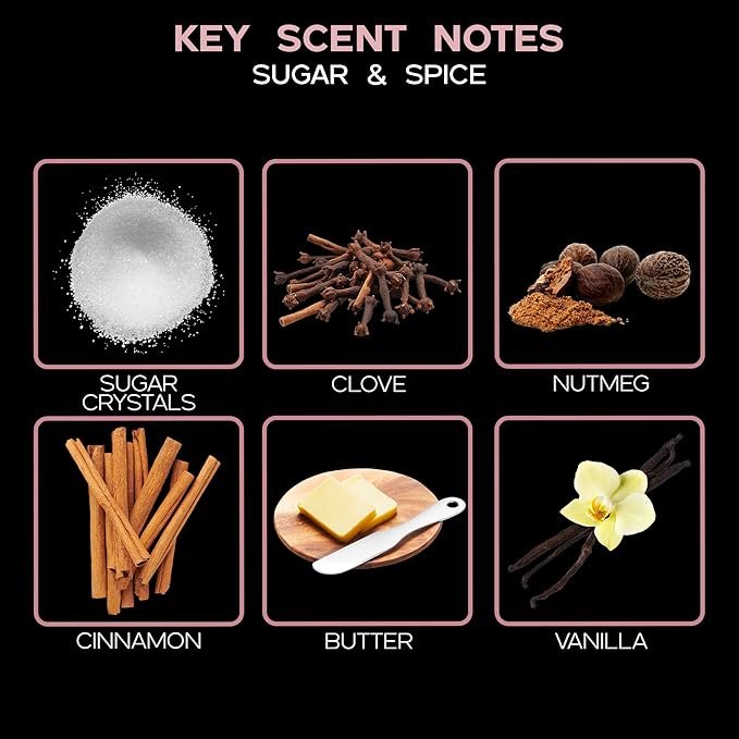 LOVSPA Reed Diffuser Set, Sugar & Spice Scented Oil Diffuser - Image 9
