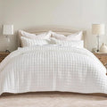 RECYCO Luxury Velvet Quilt Set Full Queen Size Bedding Sets, Ultra Soft Velvet by RECYCOHOMECOLLECTION