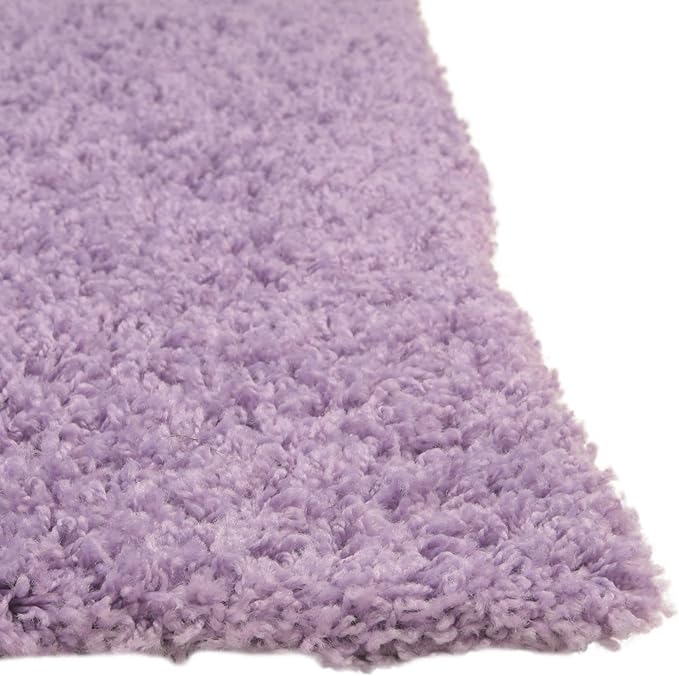 Unique Loom Solid Shag Collection Area Rug - Image 5