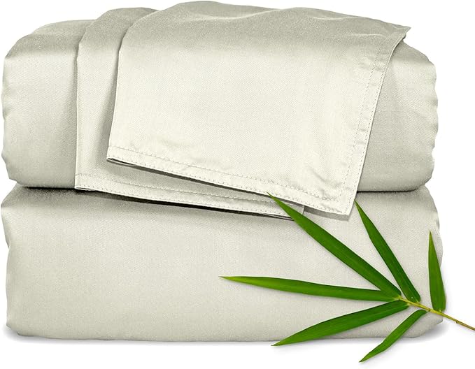 Pure Bamboo King Sheets, Genuine 100% Organic Viscose Derived from Bamboo Bed by PureBamboo