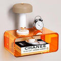Acrylic Floating Nightstand, Bedside Table, Nightstand Shelf Wall Mounted by AcrylicTable