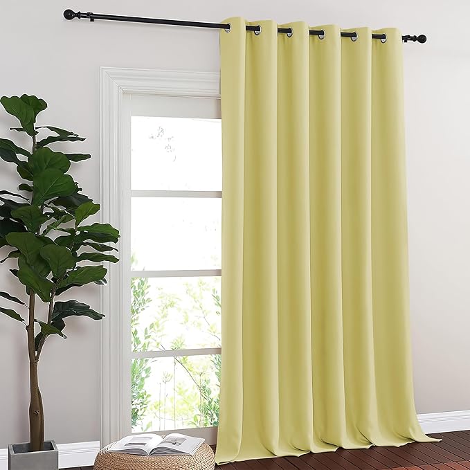 NICETOWN Blackout Sliding Glass Door Curtains, Room Darkening Thermal Insulated - Image 7