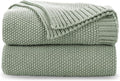 CozeCube Sage Green Throw Blanket by CozeCube
