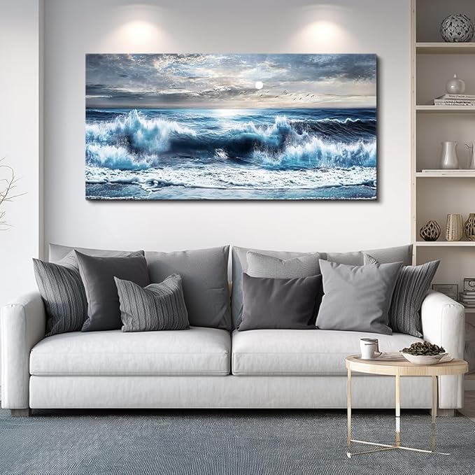 ERQINHUA Large Canvas Wall Art For Living Room Restaurant Wall Decor For - Image 4
