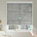 Kilonity Motorized Roller Shades, Light Filtering Remote Control Custom Window by Unknown