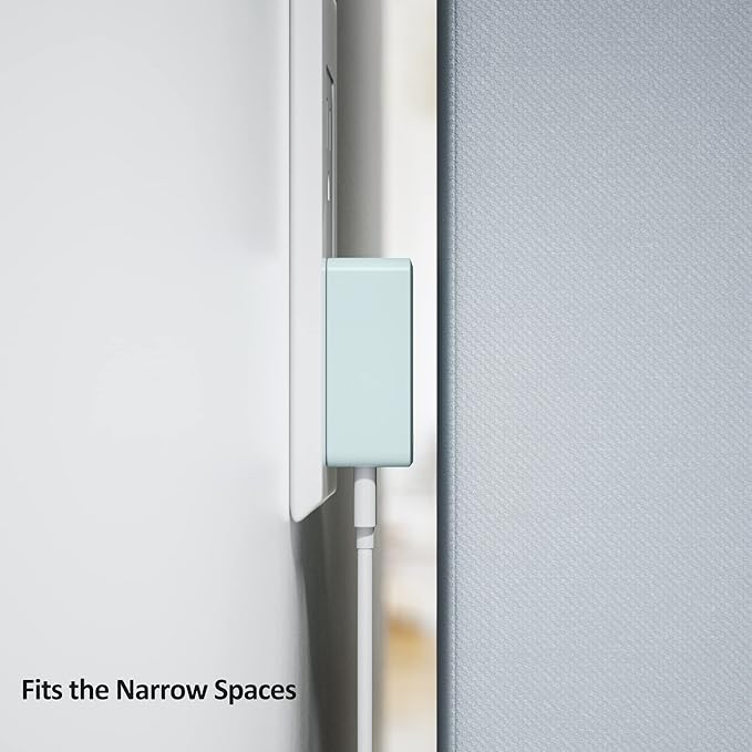 Nekmit Flat USB Wall Charger, Dual Port Slim USB Wall Charger - Image 4