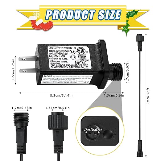 30V 0.12A Class 2 Power Supply Replacement LED Transformer IP44 LED Light - Image 2