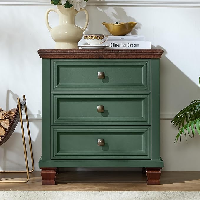 SAVOR LIFE Farmhouse Nightstand by SAVORLIFEFurniture