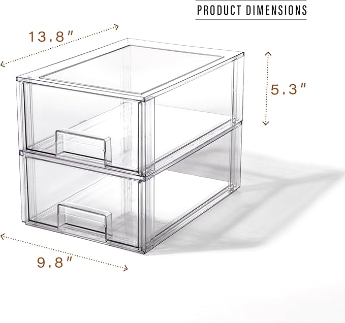 BINO | Stackable Storage Drawers, Large - Image 2