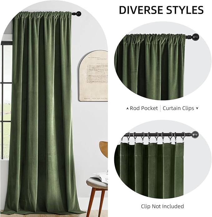 Joydeco Customized Velvet Curtains - Image 2